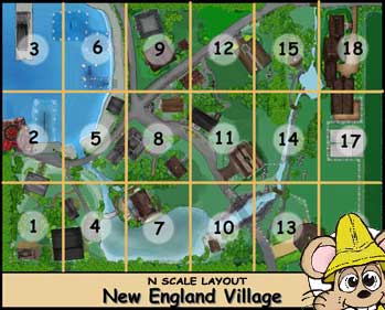 New England Village Layout sheet
